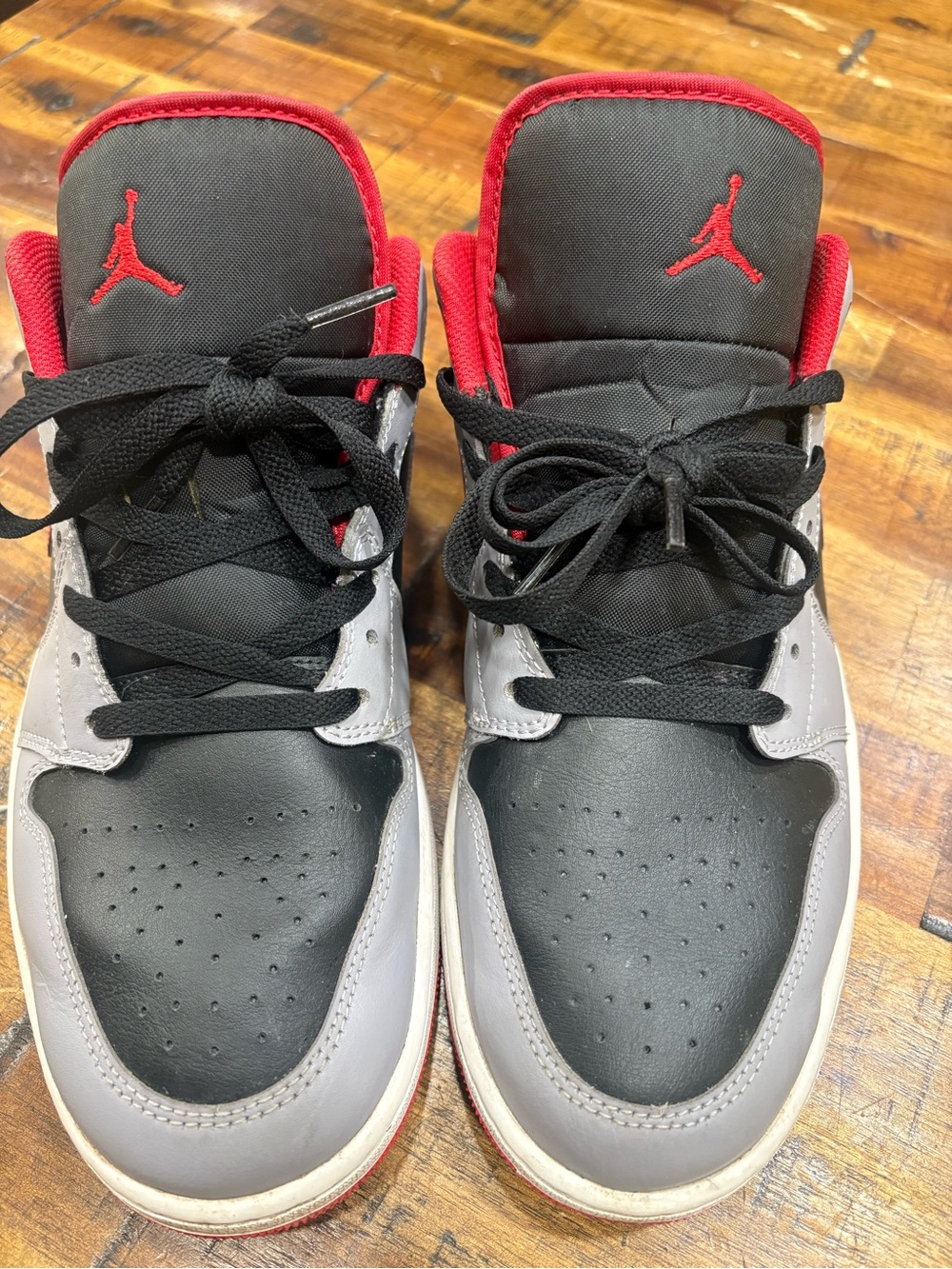 Nike Air Jordan 1 Low - Cement Fire Red - Picture 5 of 6